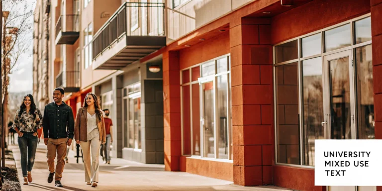Commercial leasing strategy mixed-use property near student housing
