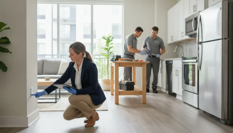 Property operations team conducting a multifamily apartment make-ready walkthrough