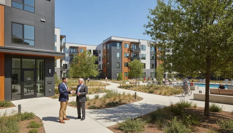 Professionally managed off-campus student housing community near a university
