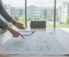 Property managers reviewing capital priorities for a modern multifamily community {{brizy_dc_image_alt entityId=